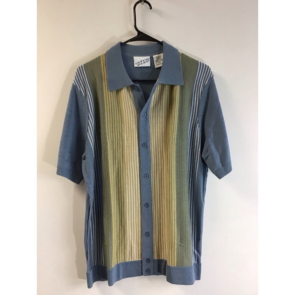 Irvine Park Vintage Retro Button Down Men’s Shirt Small 🩵 - Picture 2 of 6